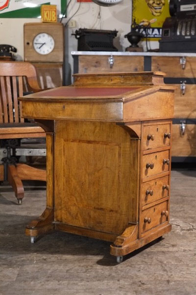meuble de metier bureau ancien davenport anglais 19iemes siecle